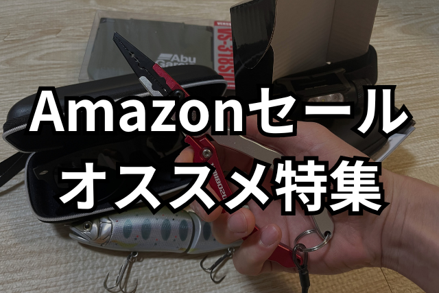 【2024年3月末】Amazon新生活セールFinalの注目釣具5選
