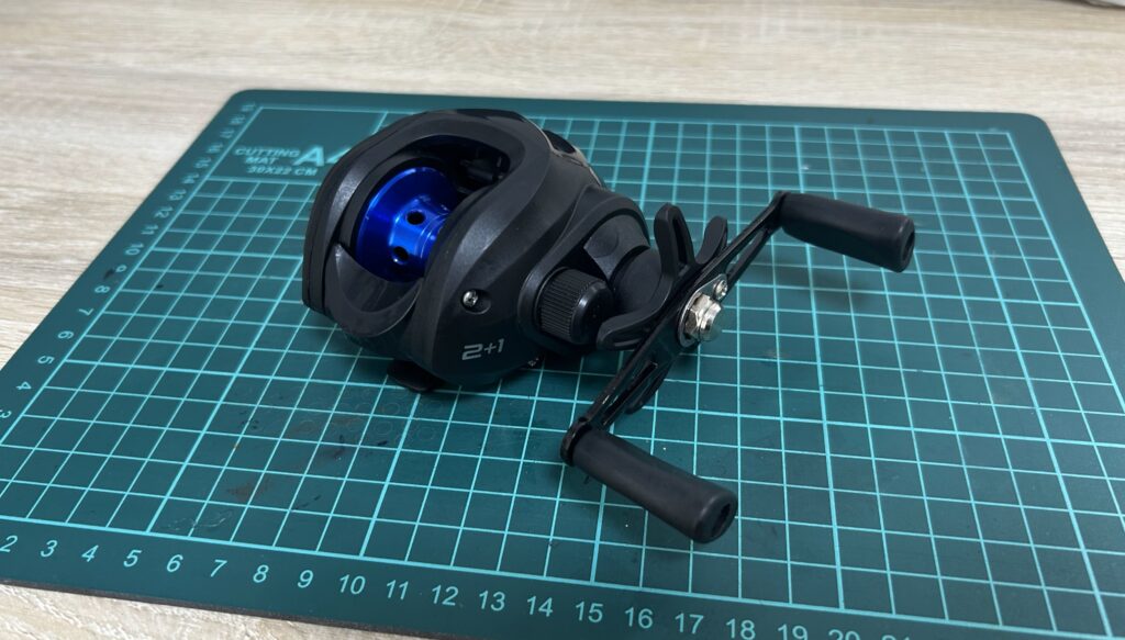 ダイソーから登場したベイトリールをインプレ