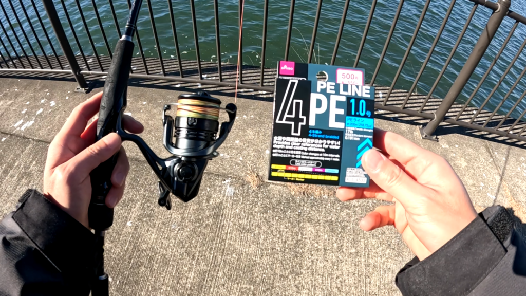 新作ダイソーPEラインを実際にキャストして飛距離を測定